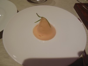 Amuse-bouche Foie gras og bitter-likør