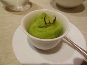 Amuse-bouche Udefinert grønn sorbet