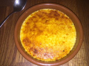 Dessert Crème brûlée