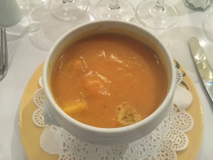 Forrett Squash- og kastanjesuppe