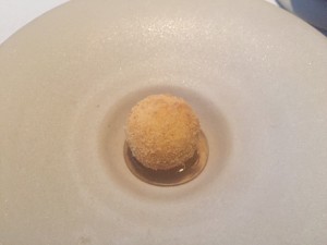 Petit four 2: Flytende vaffel med fjellte