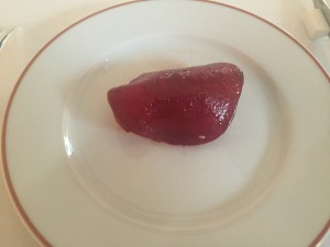 Rødbet-sushi