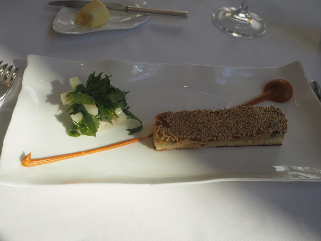 Krabbe og sesamfrø