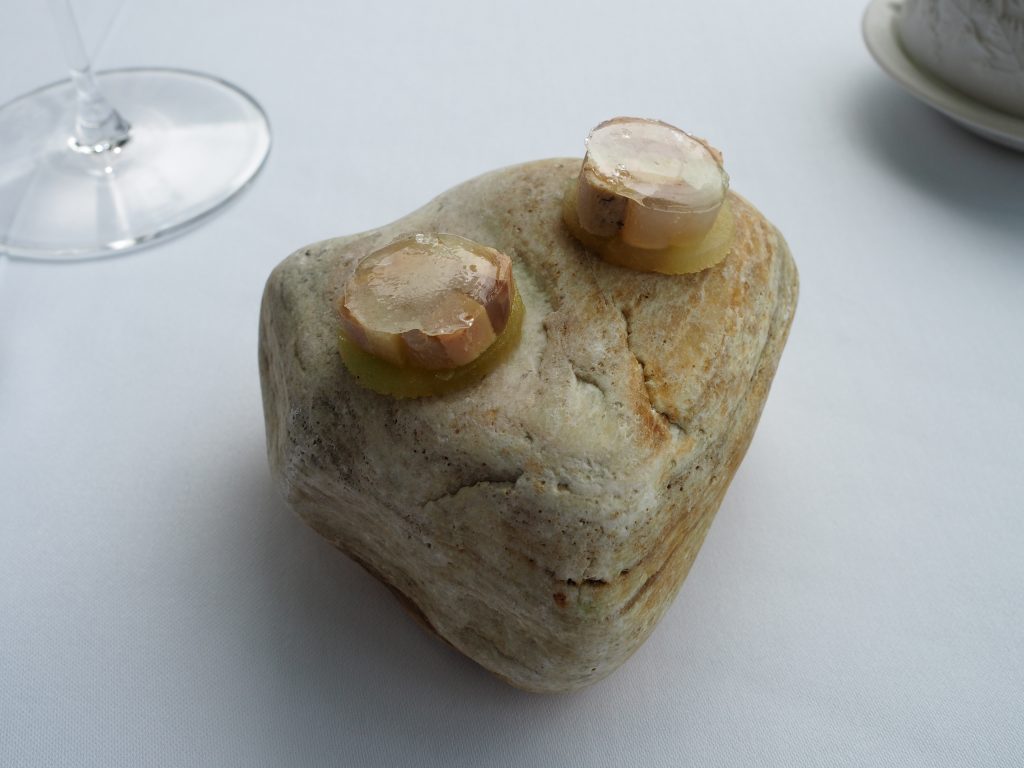 Eple, foie gras og fera
